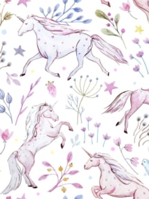 Unicorn Meadow Blackout Roller Blind