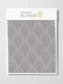 Boudoir Chrome Roman Blind