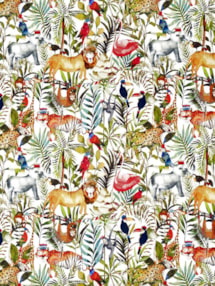 King Of The Jungle Safari Roman Blind