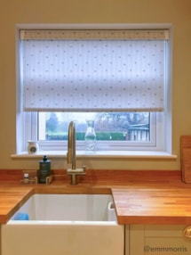 Beekeeper Stripe Grip Fit Roller Blind