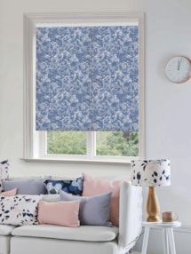  Arla Blue Roller Blind by Lorna Syson