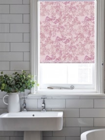 Arla Pink Roller Blind by Lorna Syson