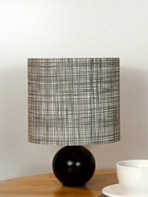 Orla Kiely Scribble Cool Grey Lampshade