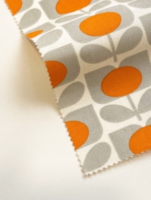 Orla Kiely Ditsy Cyclamen Orange Roman Blind