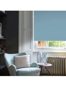 Cornfield Blue Premium Blackout Electric Roller Blind