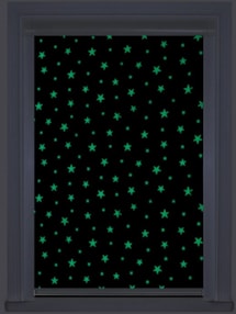 Glow In The Dark Stars Total Blackout Roller Blind