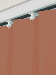 Tiree Terracotta 89mm Blackout Vertical Blind