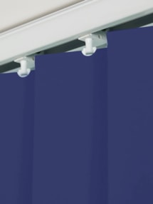 Uniform Blue Blackout 89mm Vertical Blind Replacement Slats