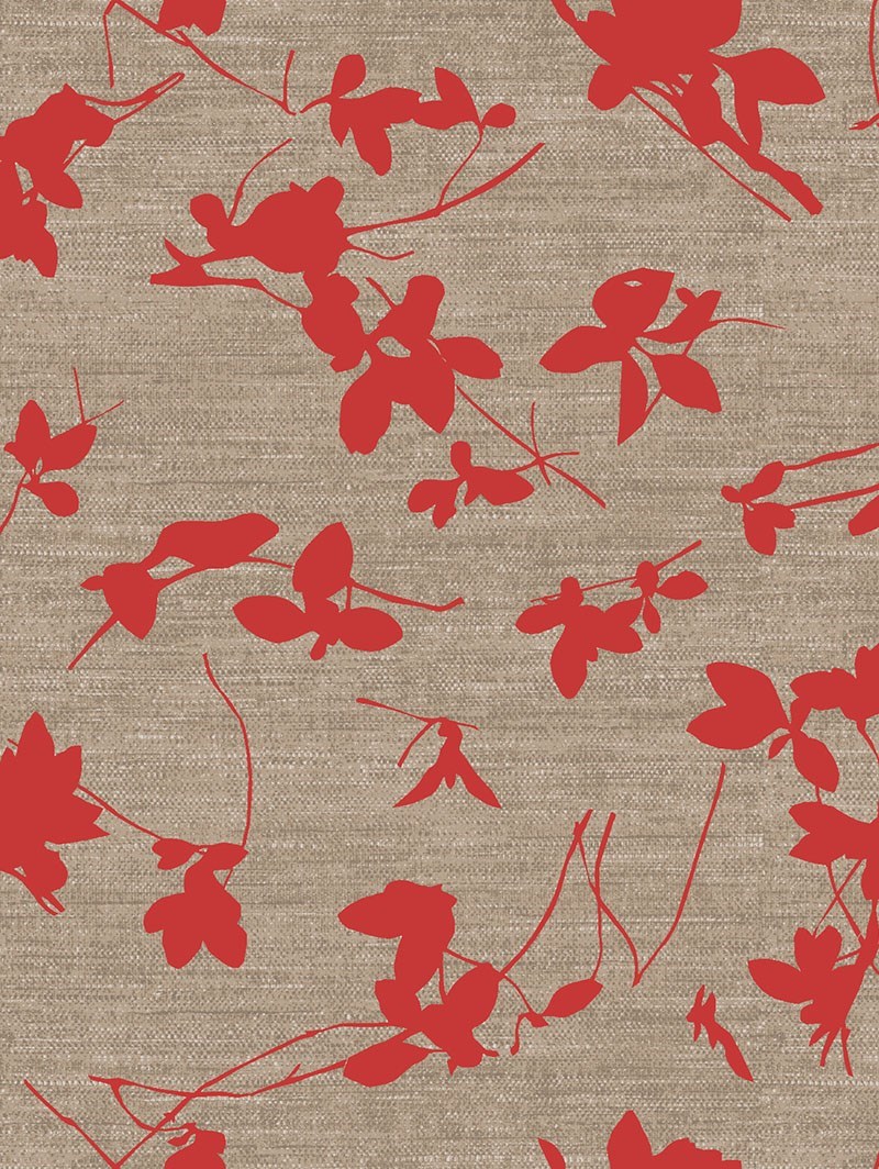 Arya Scarlet Floral Roller Blind