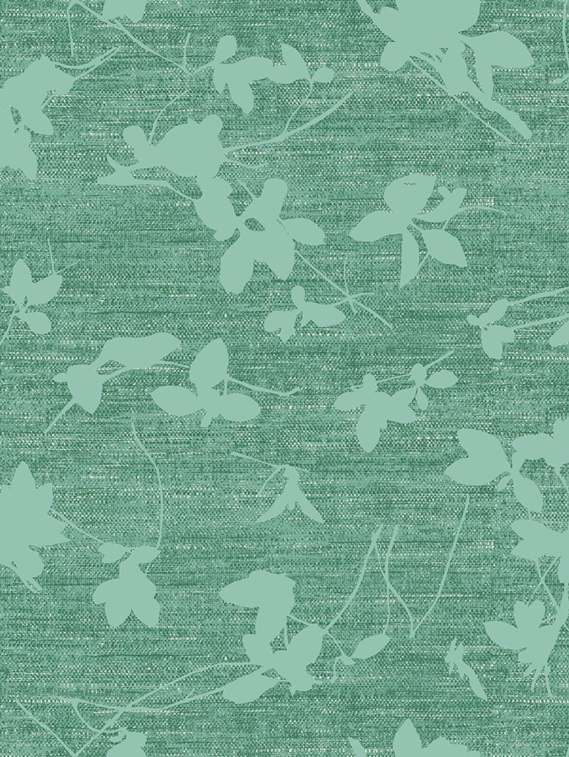 Arya Teal Floral Roller Blind