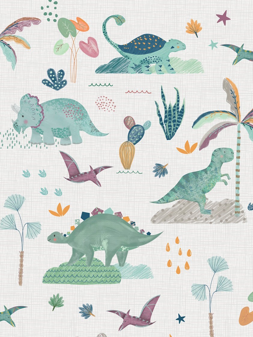 Rainforest Roar Dusk Childrens Roller Blind