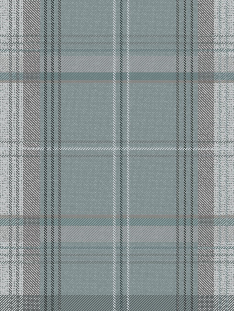 Tartan Soft Blue Roller Blind