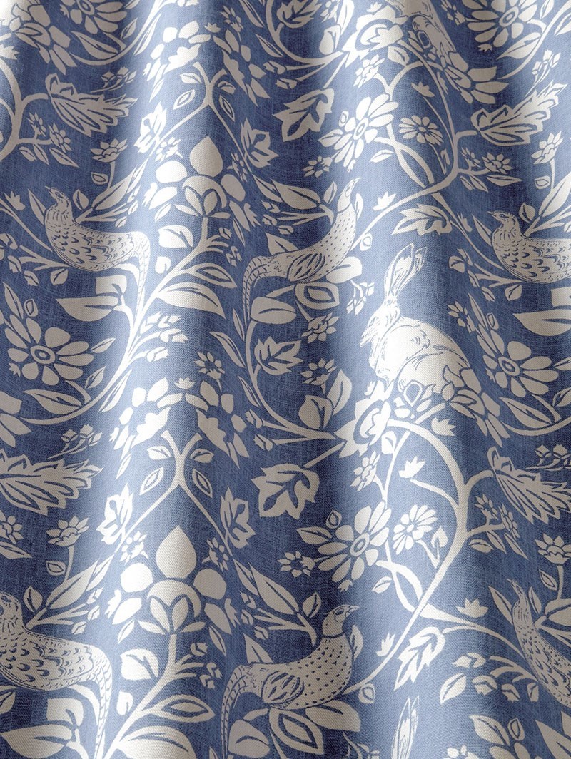 Heathland Indigo Roman Blind