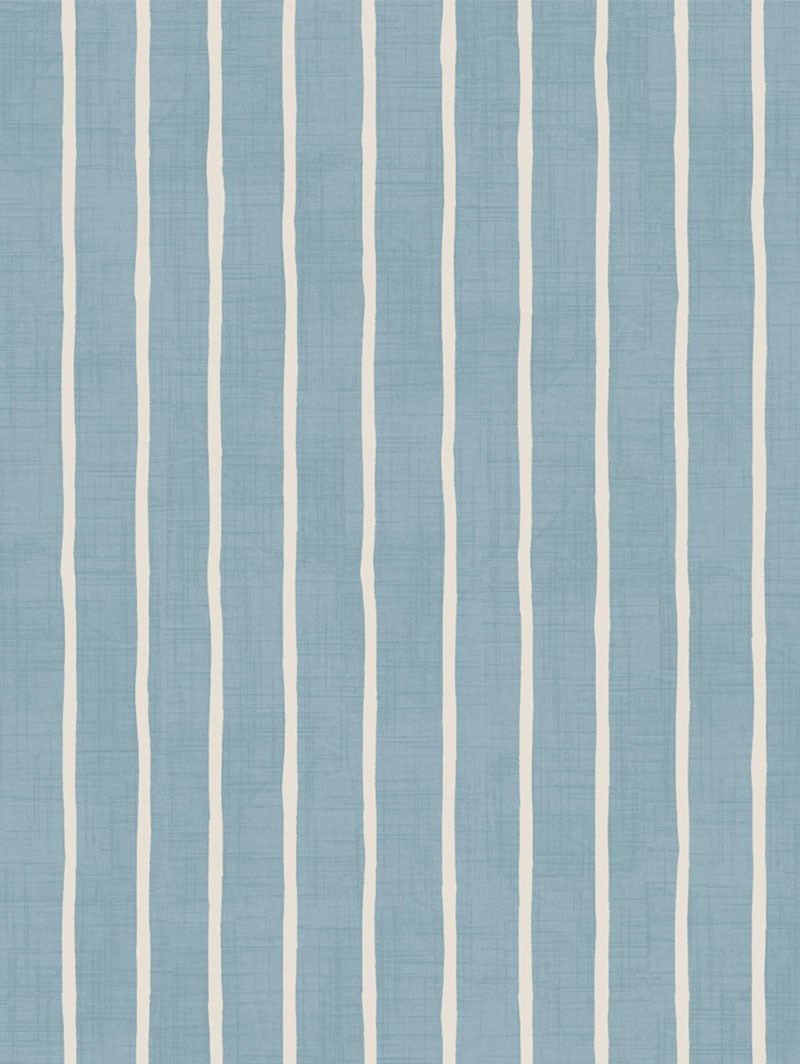 Pencil Stripe Ocean Roman Blind