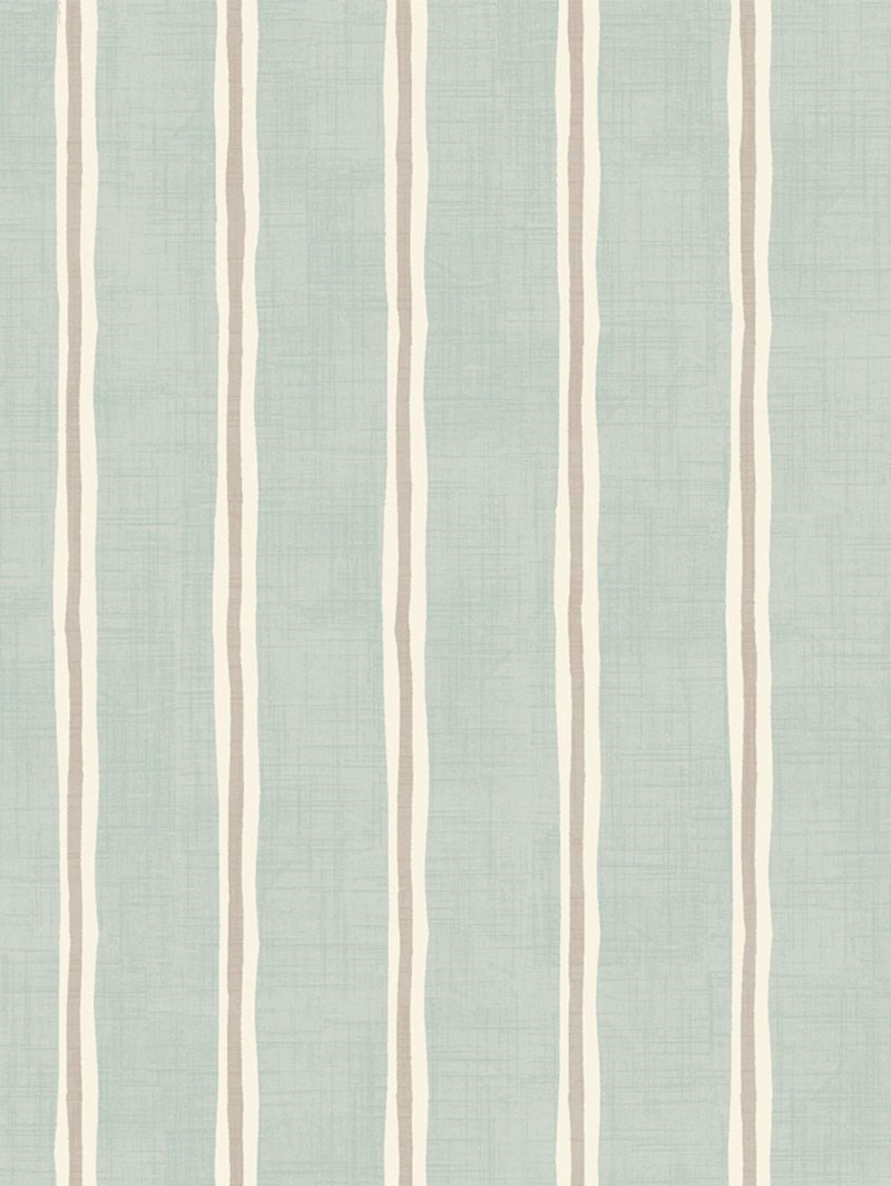 Rowing Stripe Duckegg Roman Blind