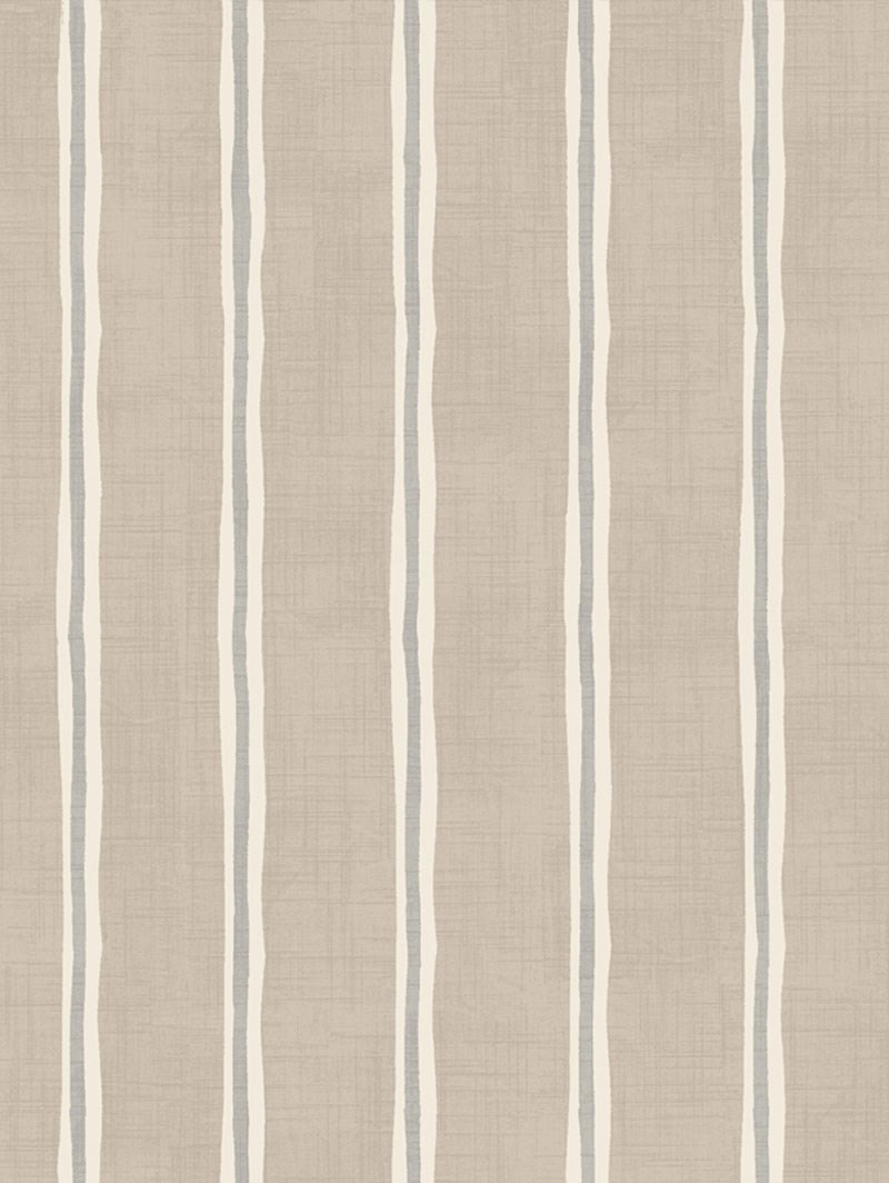 Rowing Stripe Oatmeal Roman Blind