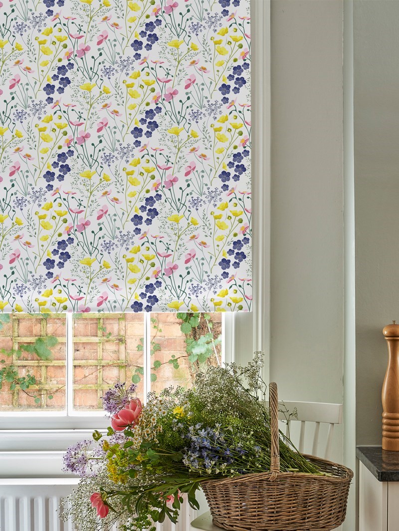 Meadow Roller Blind by Lorna Syson