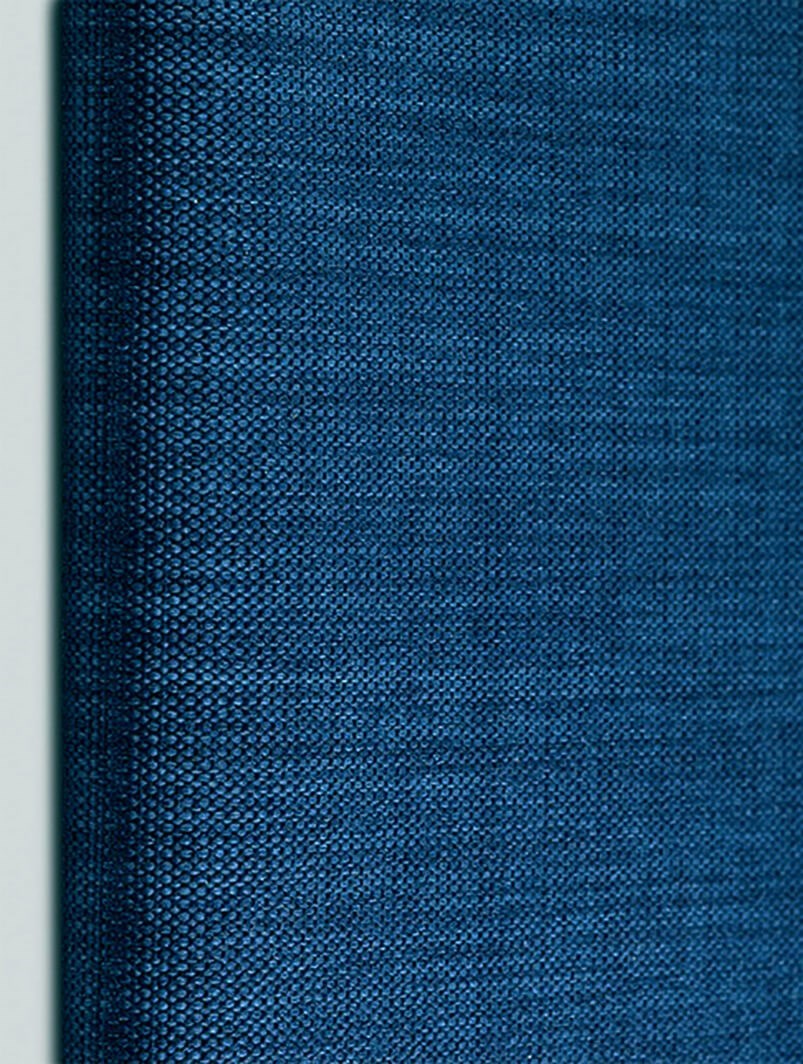 Linen Navy Blue Blackout Thermal Roller Blind