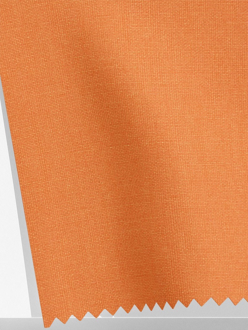 Soft Orange Blackout Thermal Roller Blind