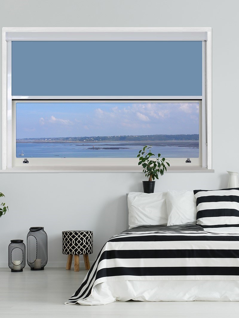 Coastal Shores Chain Operated Total Blackout Roller Blind