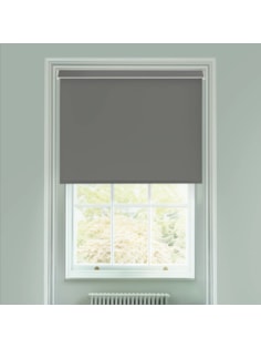 African Grey Electric Roller Blind by Boon & Blake