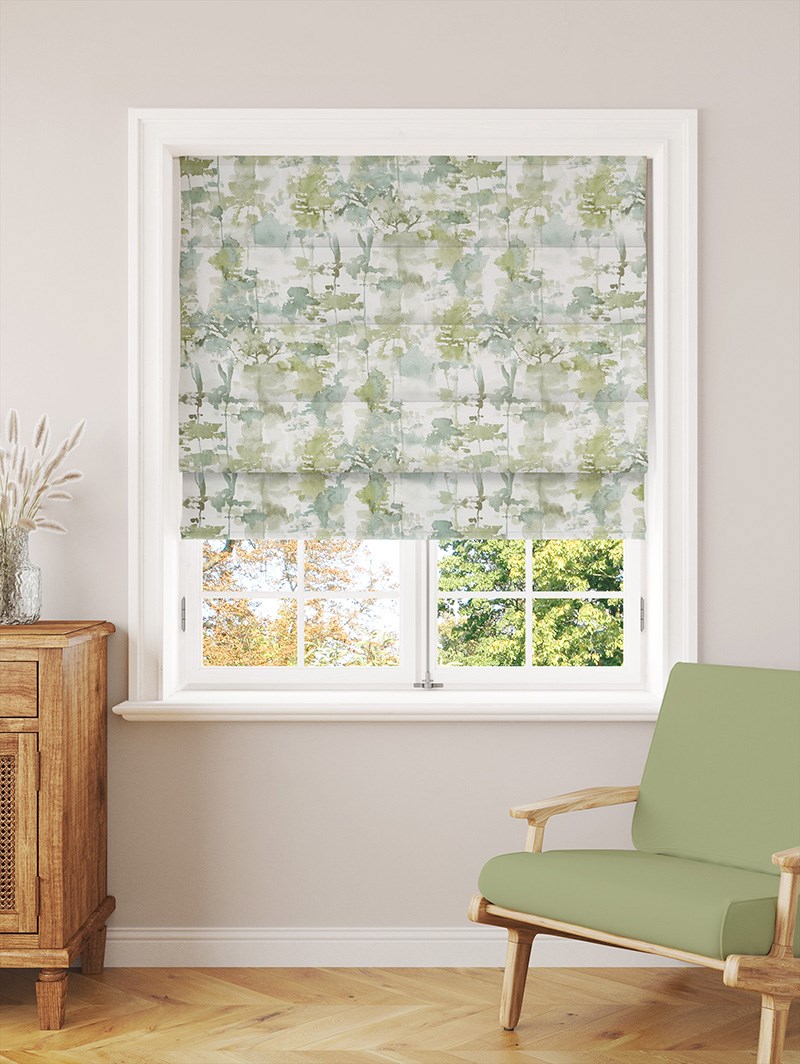 Alfresco Fennel Roman Blind