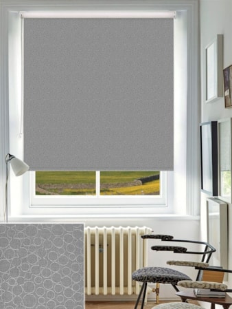 Halcyon Grey Blackout Thermal Roller Blind