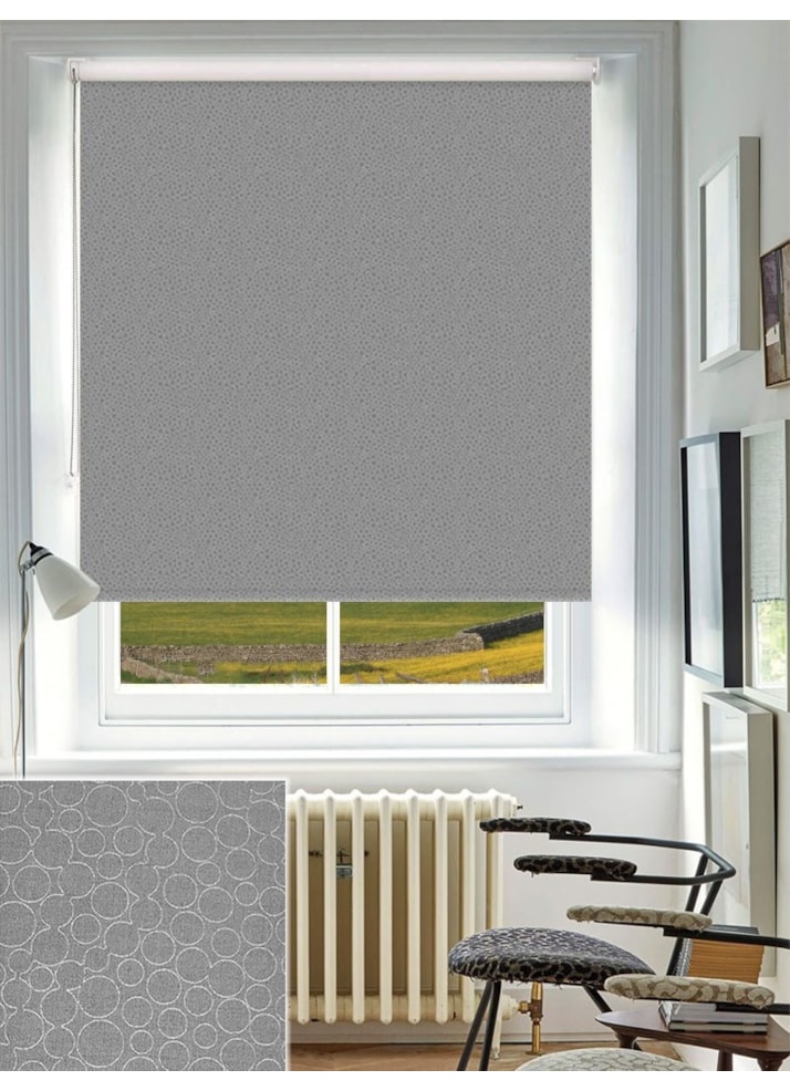 Halcyon Grey Blackout Thermal Roller Blind