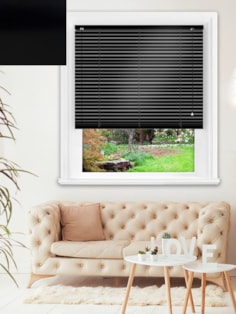 Simplicity Black Aluminium Venetian Blind