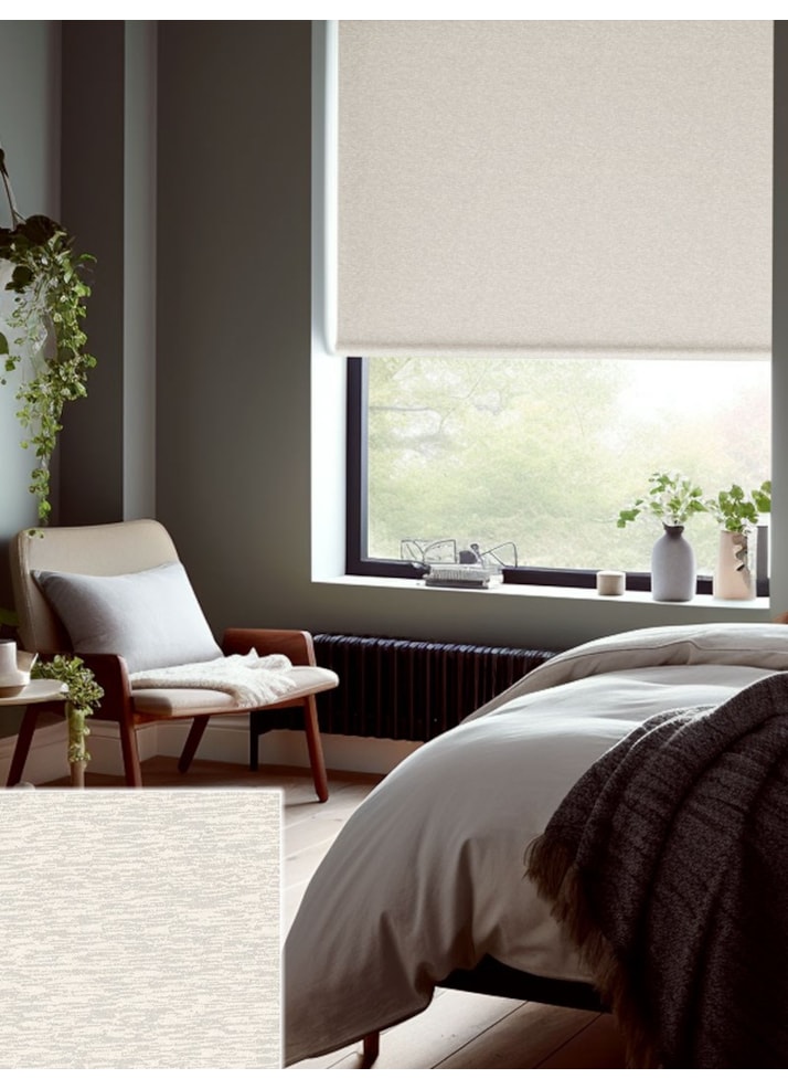 Amsterdam Light Taupe Blackout Thermal Roller Blind