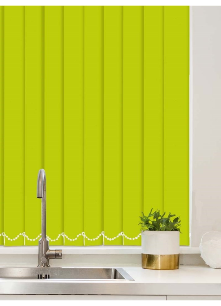 Apple Green Waterproof 89mm Vertical Blind