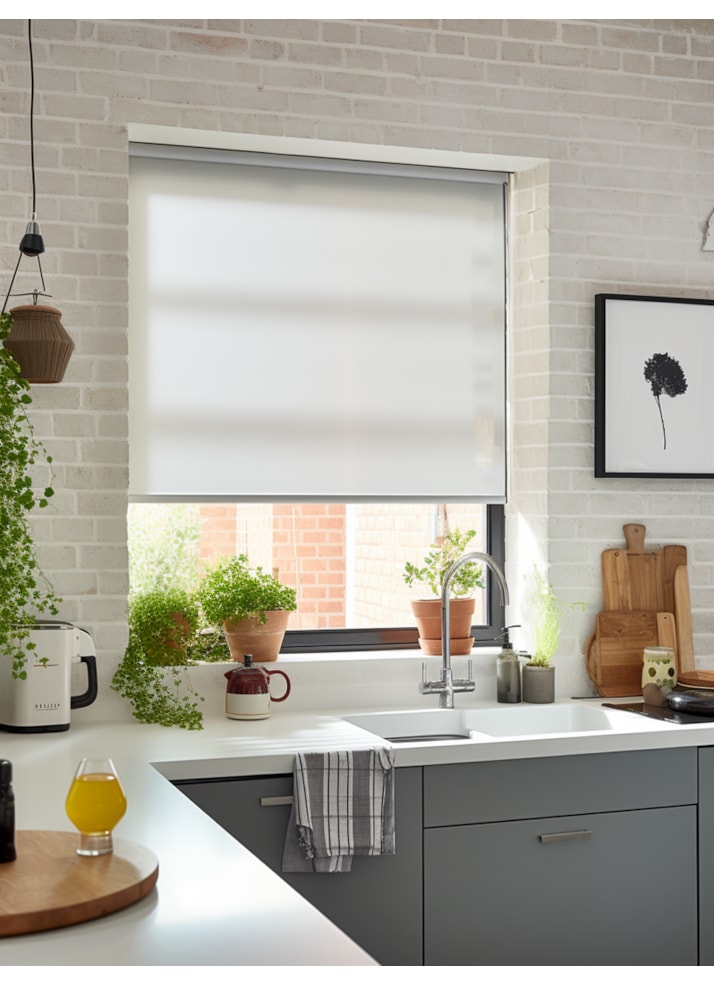 Steel 1% Openness Sunscreen Roller Blind