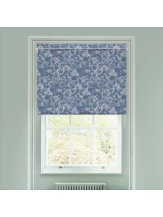 Arla Blue Electric Roller Blind by Lorna Syson