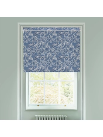 Arla Blue Electric Roller Blind by Lorna Syson