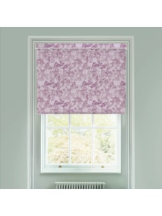 Arla Pink Electric Roller Blind by Lorna Syson