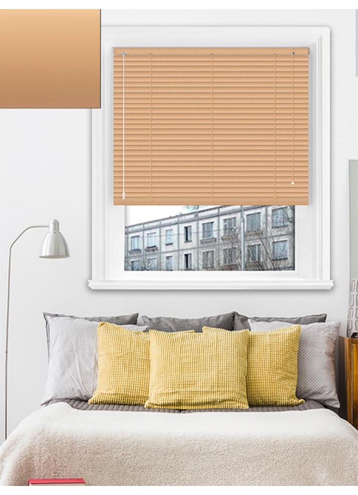 Matte Soft Orange 25mm Aluminium Venetian Blind