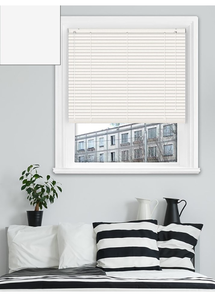 Matte Off White 25mm Aluminium Venetian Blind