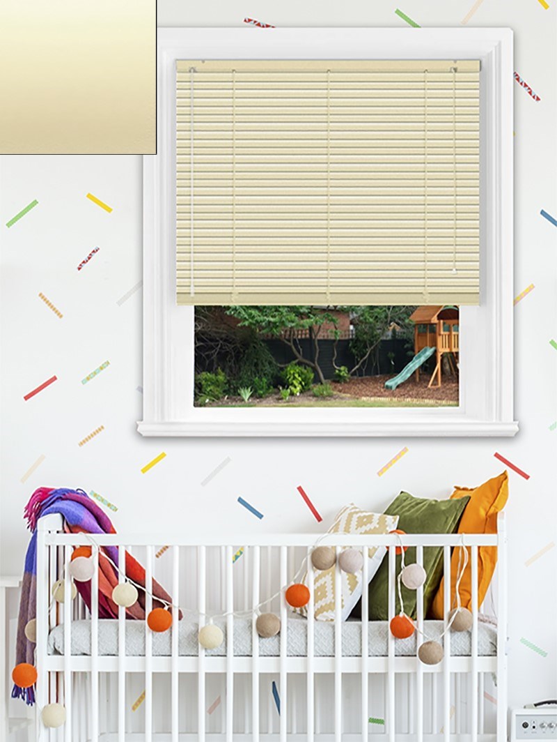 Matte Honeybee 25mm Aluminium Venetian Blind