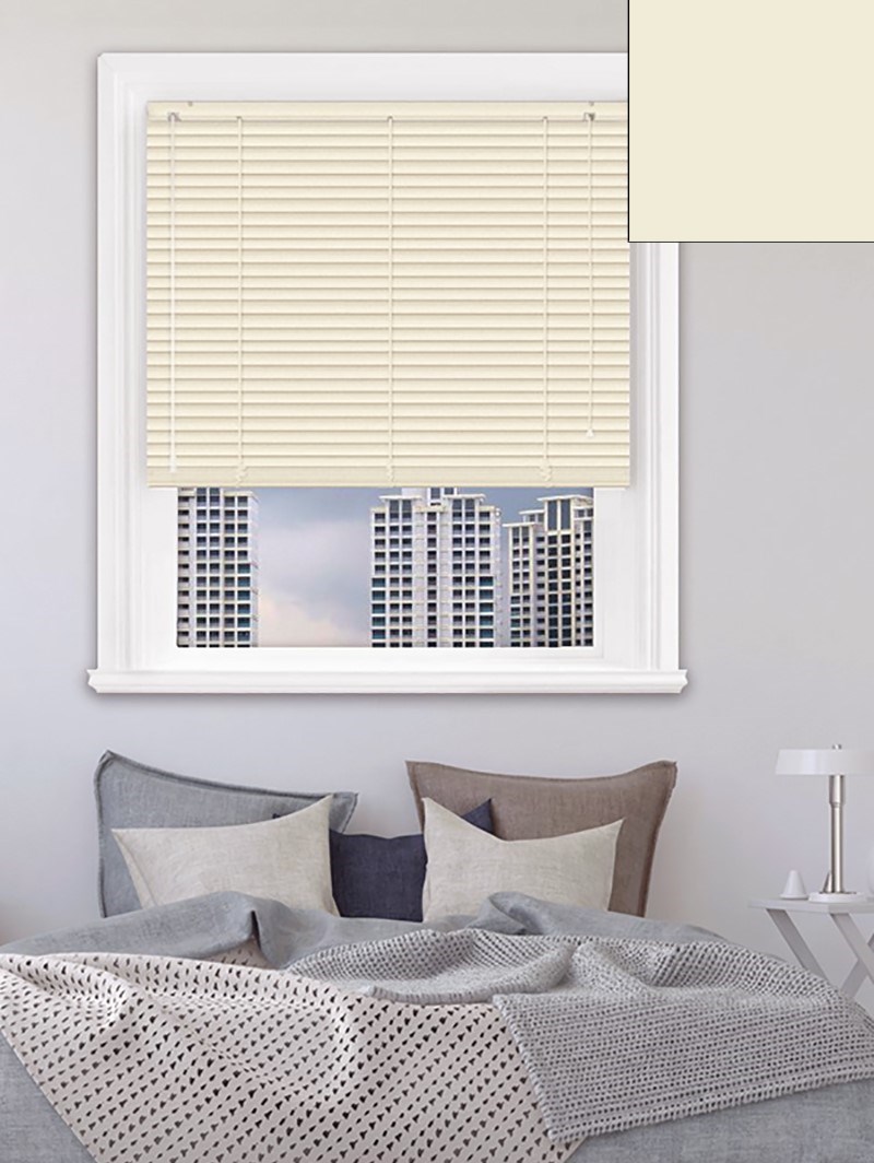 Matte Cream 25mm Aluminium Venetian Blind