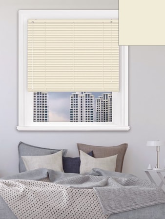 Matte Cream 25mm Aluminium Venetian Blind