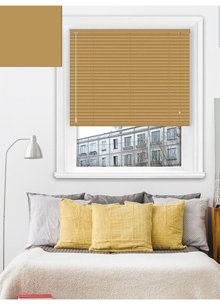 Matte Amber Glaze 25mm Aluminium Venetian Blind