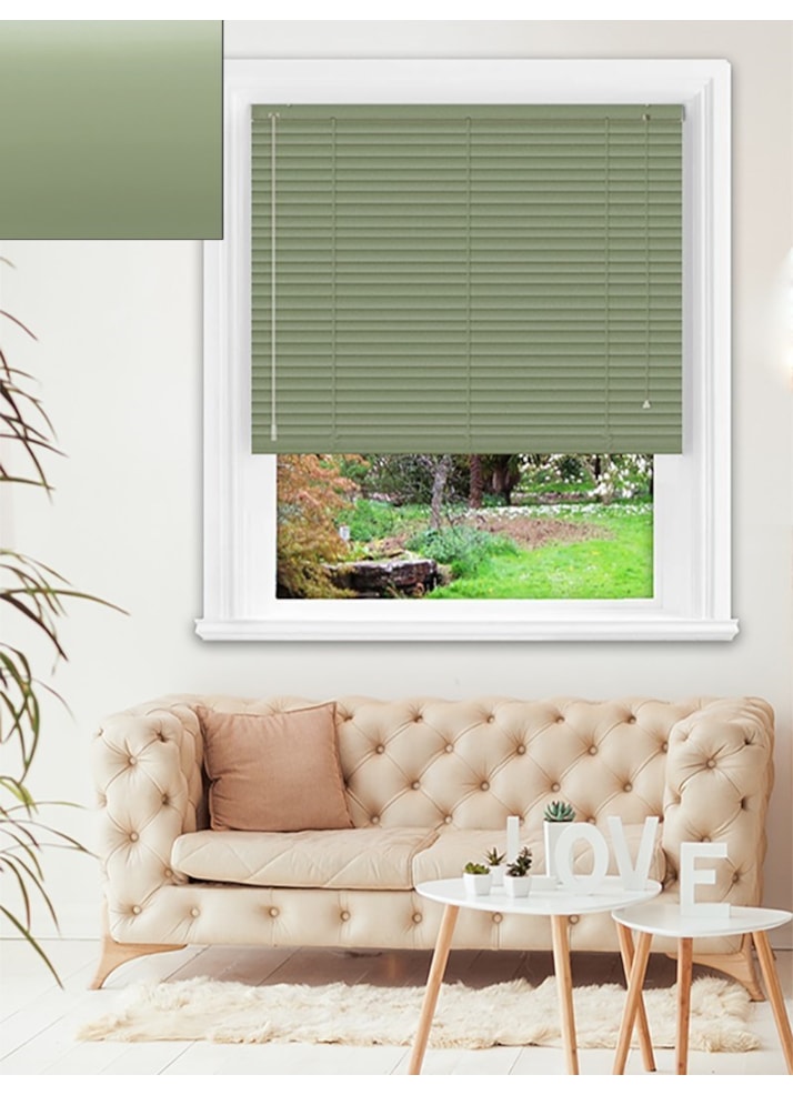 Matte Sea Breeze 25mm Aluminium Venetian Blind