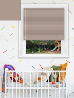 Matte Serengetti Sand 25mm Aluminium Venetian Blind