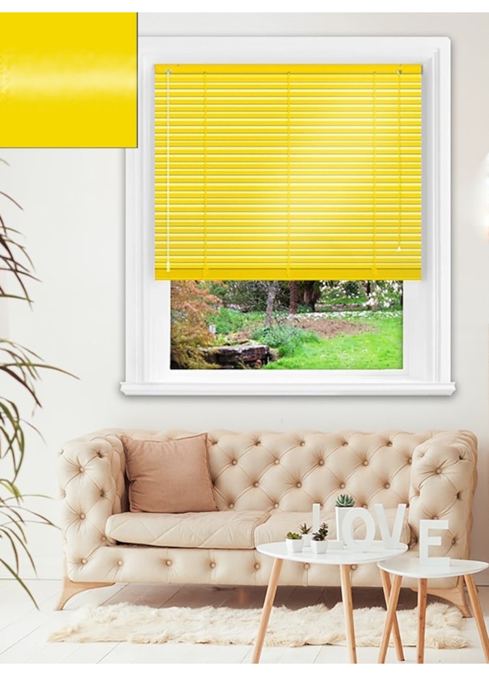 Gloss Sunshine 25mm Aluminium Venetian Blind