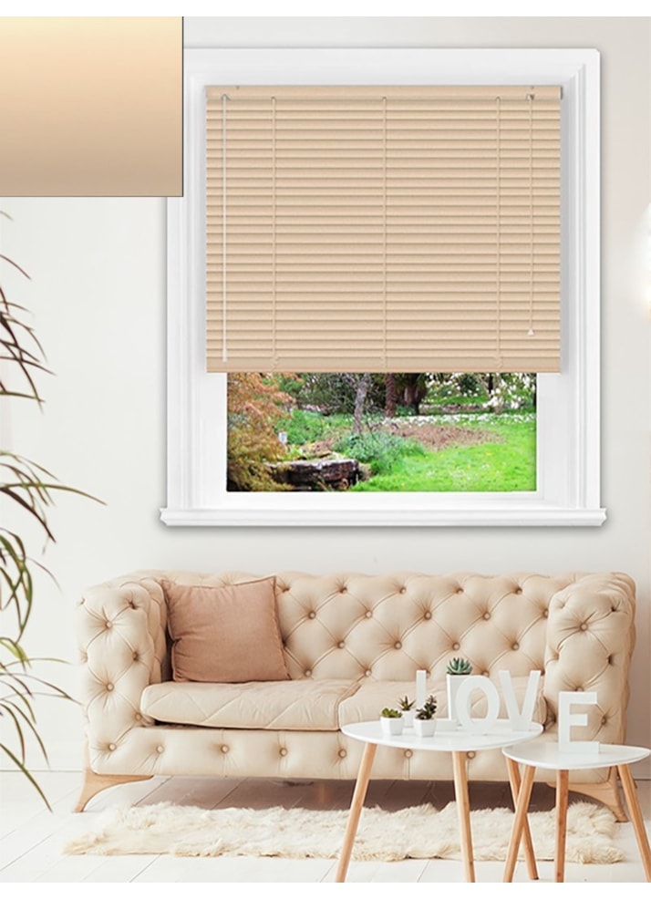 Matte Blush 25mm Aluminium Venetian Blind