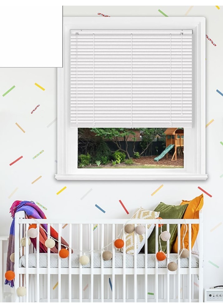 Matte White 25mm Aluminium Venetian Blind