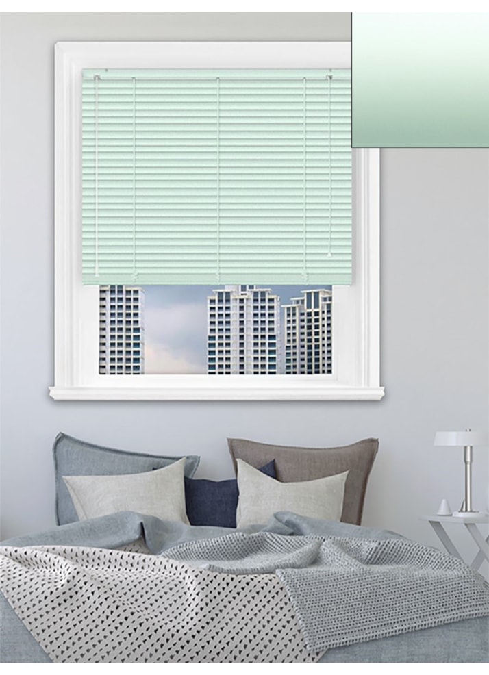 Matte Peppermint 25mm Aluminium Venetian Blind