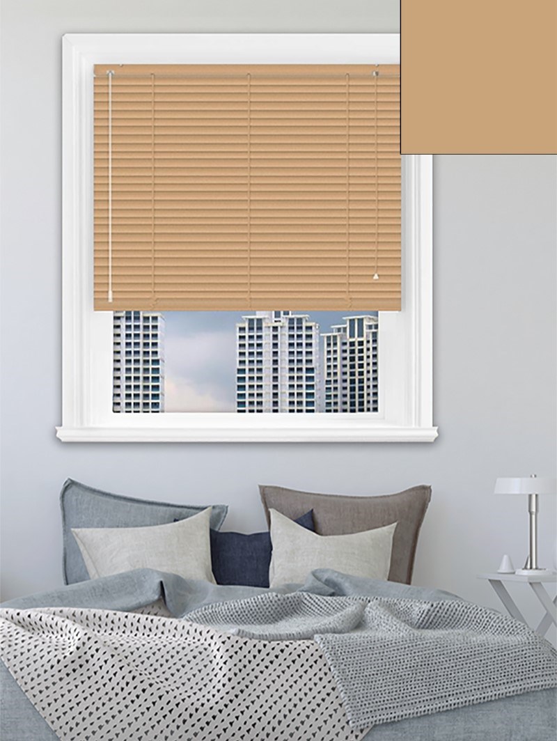 Matte Tawny 25mm Aluminium Venetian Blind