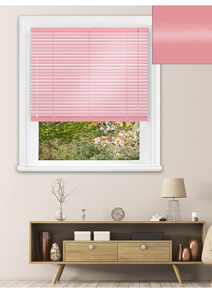 Gloss Pink 25mm Aluminium Venetian Blind