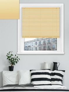 Matte Golden Yellow 25mm Aluminium Venetian Blind